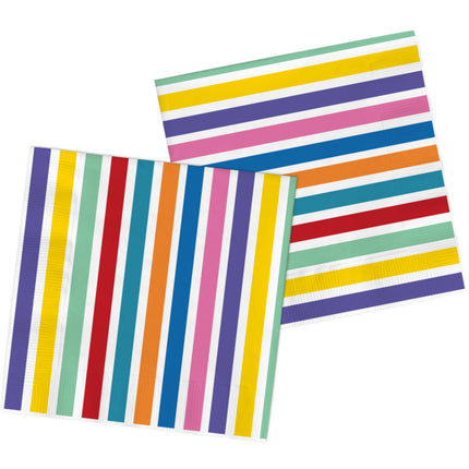 Serviettes de table Stripes 33cm 20pcs