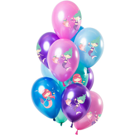 Ballons de sirène métalliques 30cm 12pcs