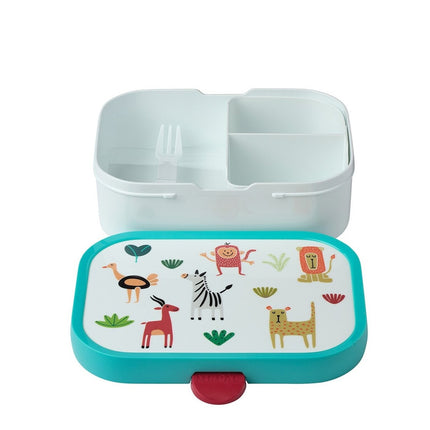 Ensemble pour le déjeuner Tasse d'école et boîte à lunch Animal Friends