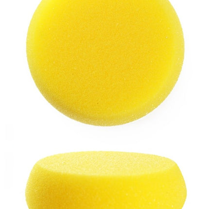 PXP éponge de maquillage Par 2 pièces Jaune Dia arrondi, 7.5 cm