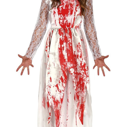 Robe de mariée Costume d'Halloween Dames Sanglantes