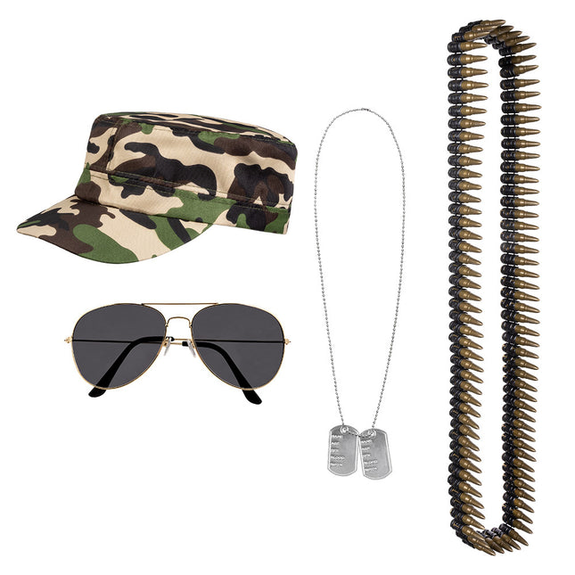 Ensemble d'accessoires Soldat 4 pièces