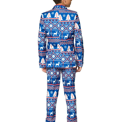 Costume bleu Enfant de Noël