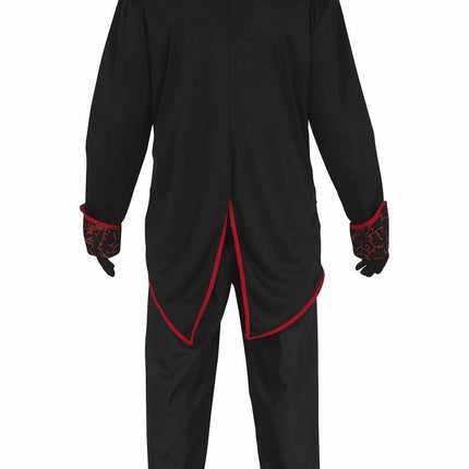 Costume d'Halloween Vampire Homme Rouge Noir