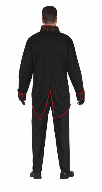 Costume d'Halloween Vampire Homme Rouge Noir