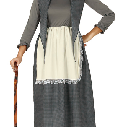 Costume de grand-mère gris L