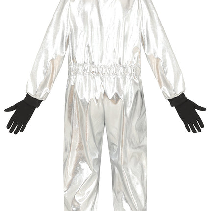 Costume d'astronaute Garçon d'argent