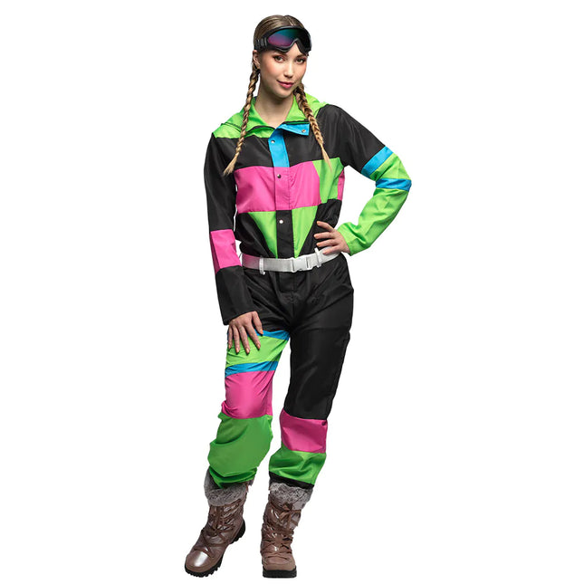 Combinaison de ski Neon 80S pour dames