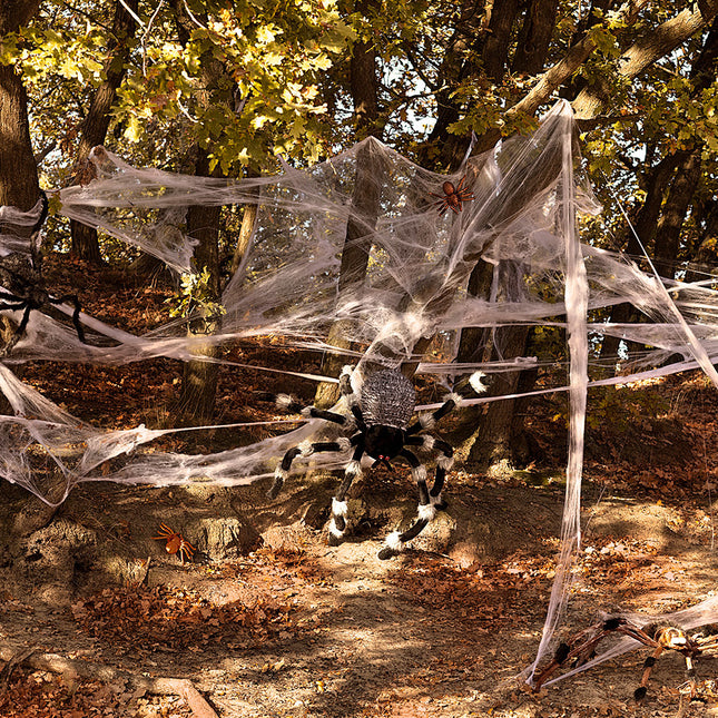 Halloween Cobweb Spiders 100gr