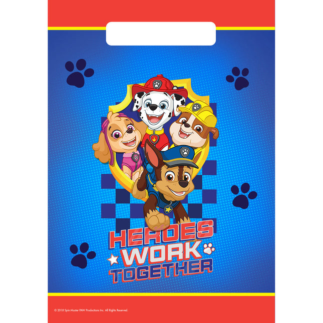 Paw Patrol Sacs à partager Héros 23.4cm 8pcs