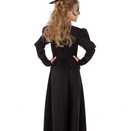 Robe de sorcière fille noire