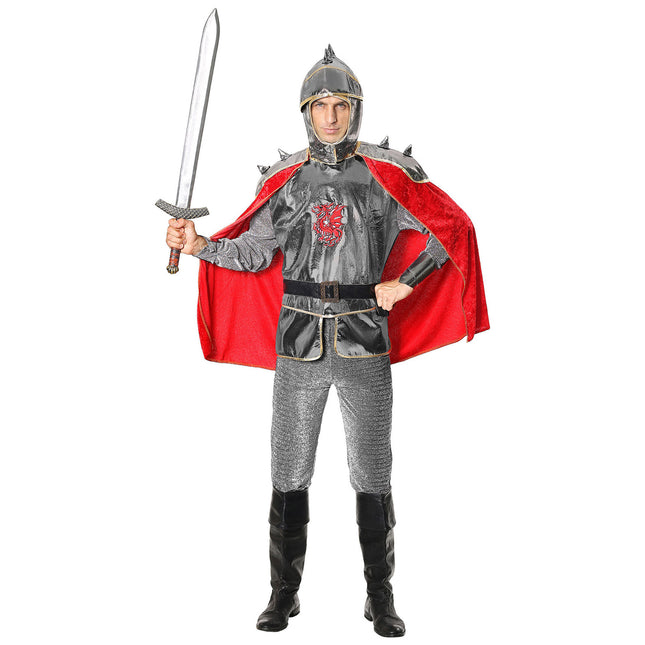 Costume de chevalier pour homme avec armure