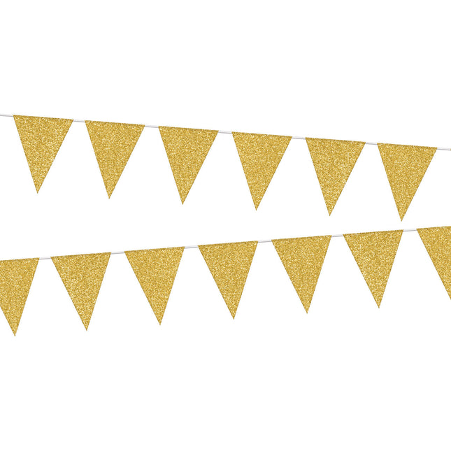 Flagline Gold Glitter 6m