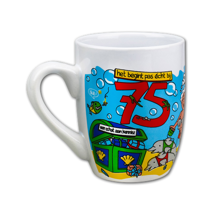 Mug 75 ans 12cm