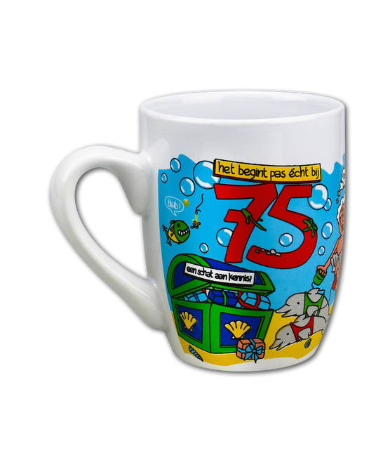 Mug 75 ans 12cm