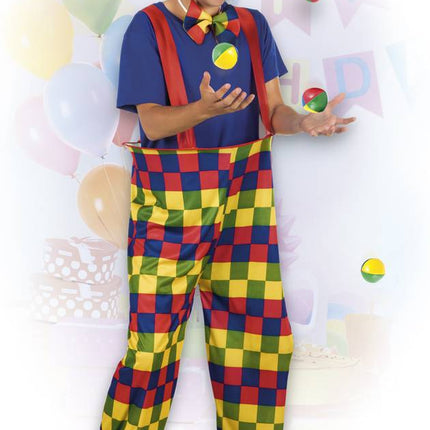 Costume de clown coloré M/L