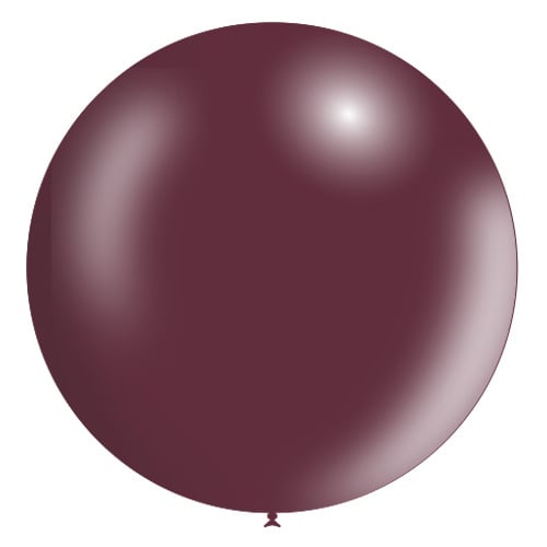 Ballon géant rouge bordeaux XL Metallic 91cm