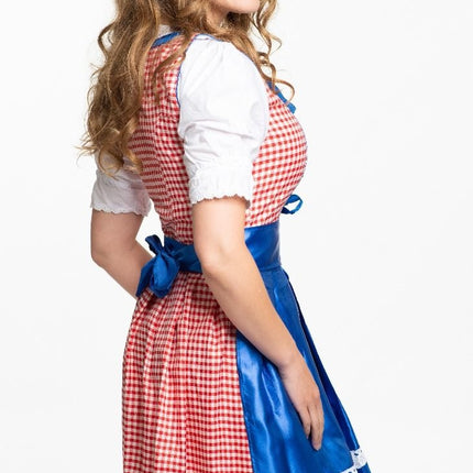 Robe Dirndl Oktoberfest Bleu 3 pièces