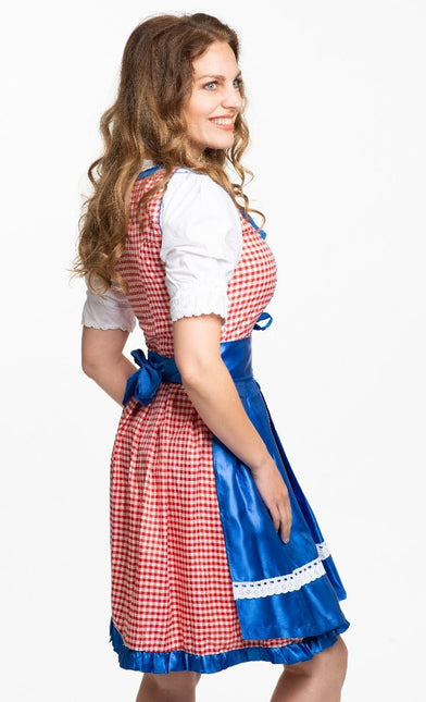 Robe Dirndl Oktoberfest Bleu 3 pièces