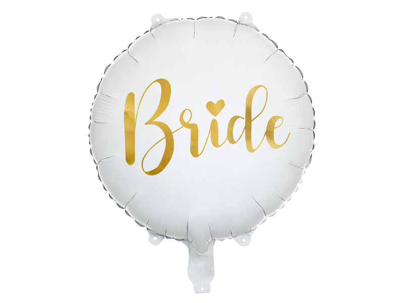 Ballon à l'hélium Bride blanc vide 45cm