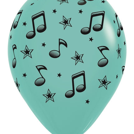 Ballons Notes de musique 30cm 25pcs