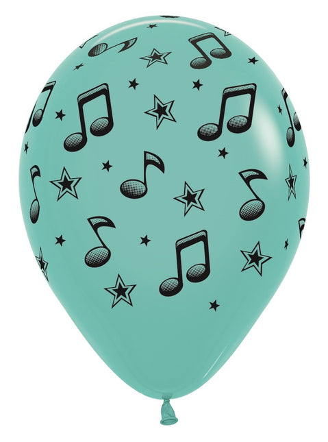 Ballons Notes de musique 30cm 25pcs