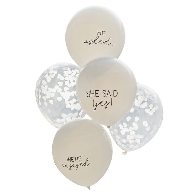 Ballons de mariage 30cm 5pcs