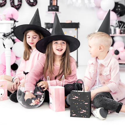 Sacs de fête noirs pour Halloween 18cm