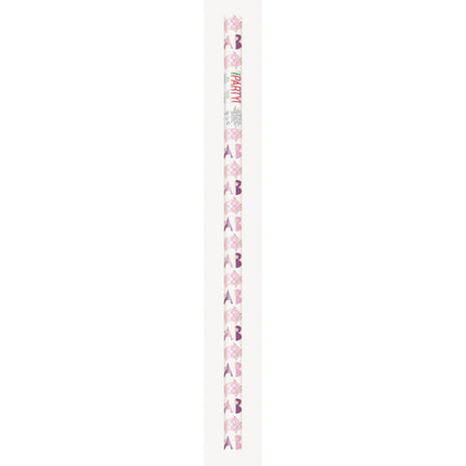 Papier d'emballage bébé éléphant rose 1.52m