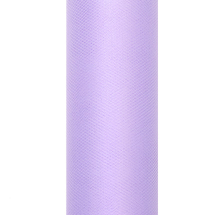 Rouleau de tulle violet 15cm 9m