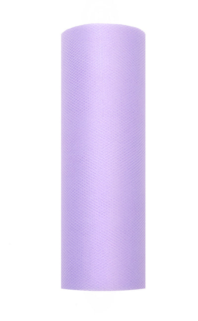 Rouleau de tulle violet 15cm 9m