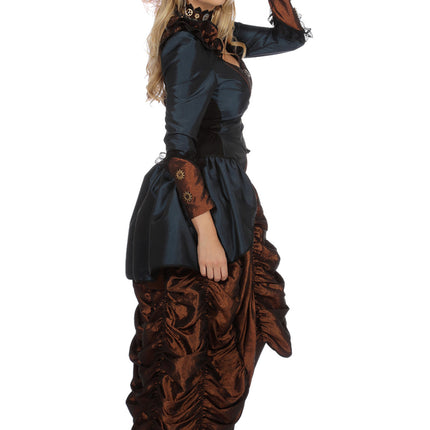 Robe Steampunk Bleu