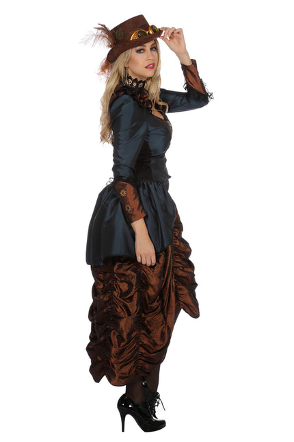 Robe Steampunk Bleu