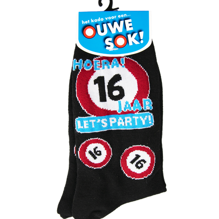 Chaussettes rigolotes 16 ans 1 paire