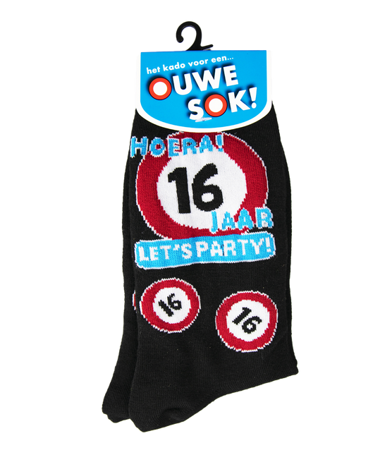 Chaussettes rigolotes 16 ans 1 paire