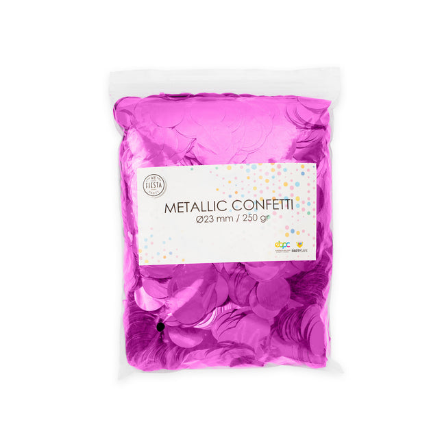 Fuchsia Confetti Métallique 250gr