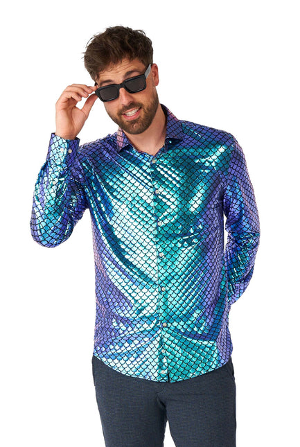 Chemise Disco Mermaid Hommes OppoSuits