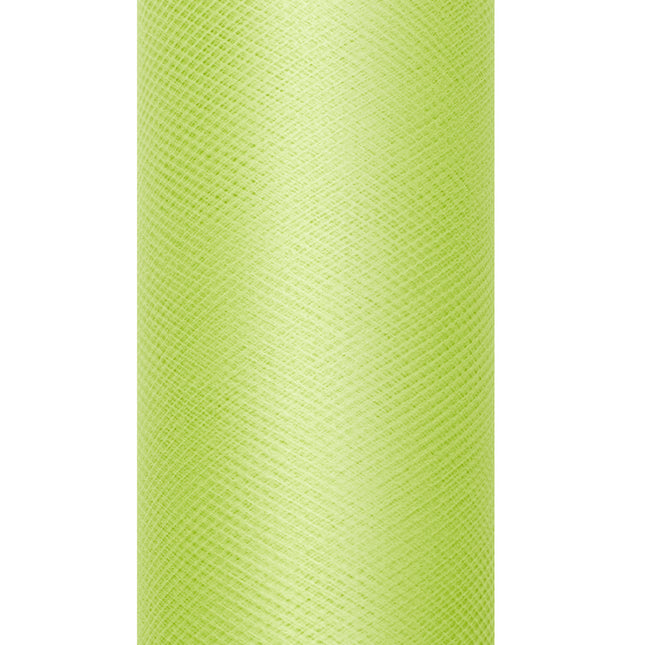 Rouleau de Tulle Vert Citron Vert 15cm 9m