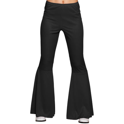 Pantalon évasé Noir M