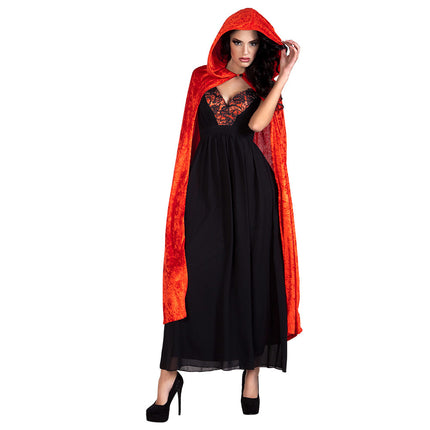 Cape d'Halloween rouge 1,7 m