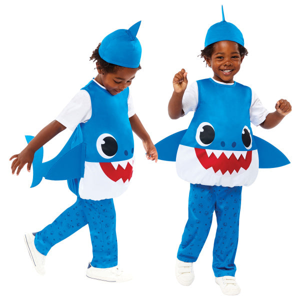 Costume enfant bébé requin bleu papa