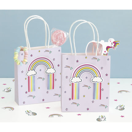 Sacs de fête Lilas Arc-en-ciel 3pcs