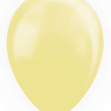 Ballons jaunes Pastel Macaron 30cm 25pcs