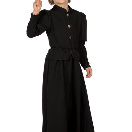 Robe de sorcière fille noire