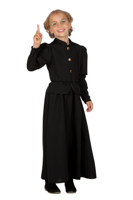 Robe de sorcière fille noire