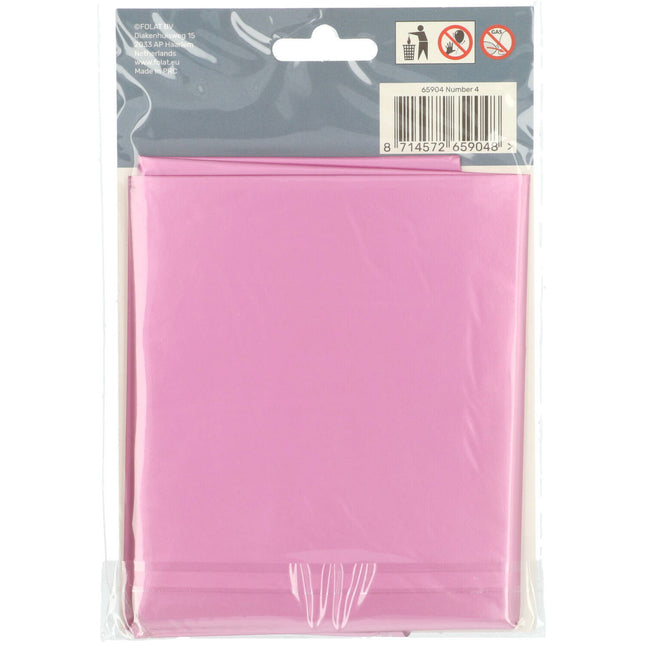 Ballon de baudruche Figure 4 Rose mat XL 86cm vide