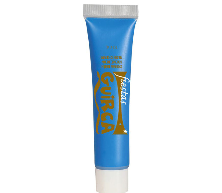 Tube de maquillage bleu fluo 10ml