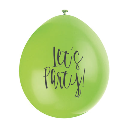 Ballons Lets Party 28cm 10pcs