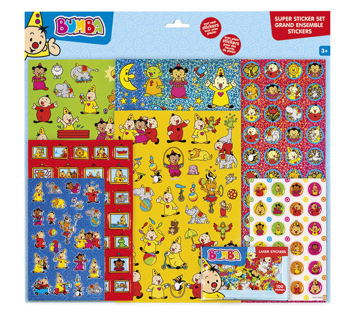 Jeu d'autocollants Bumba 12 pièces