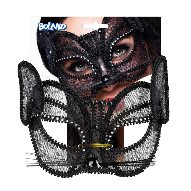 Masque pour les yeux en dentelle Chat